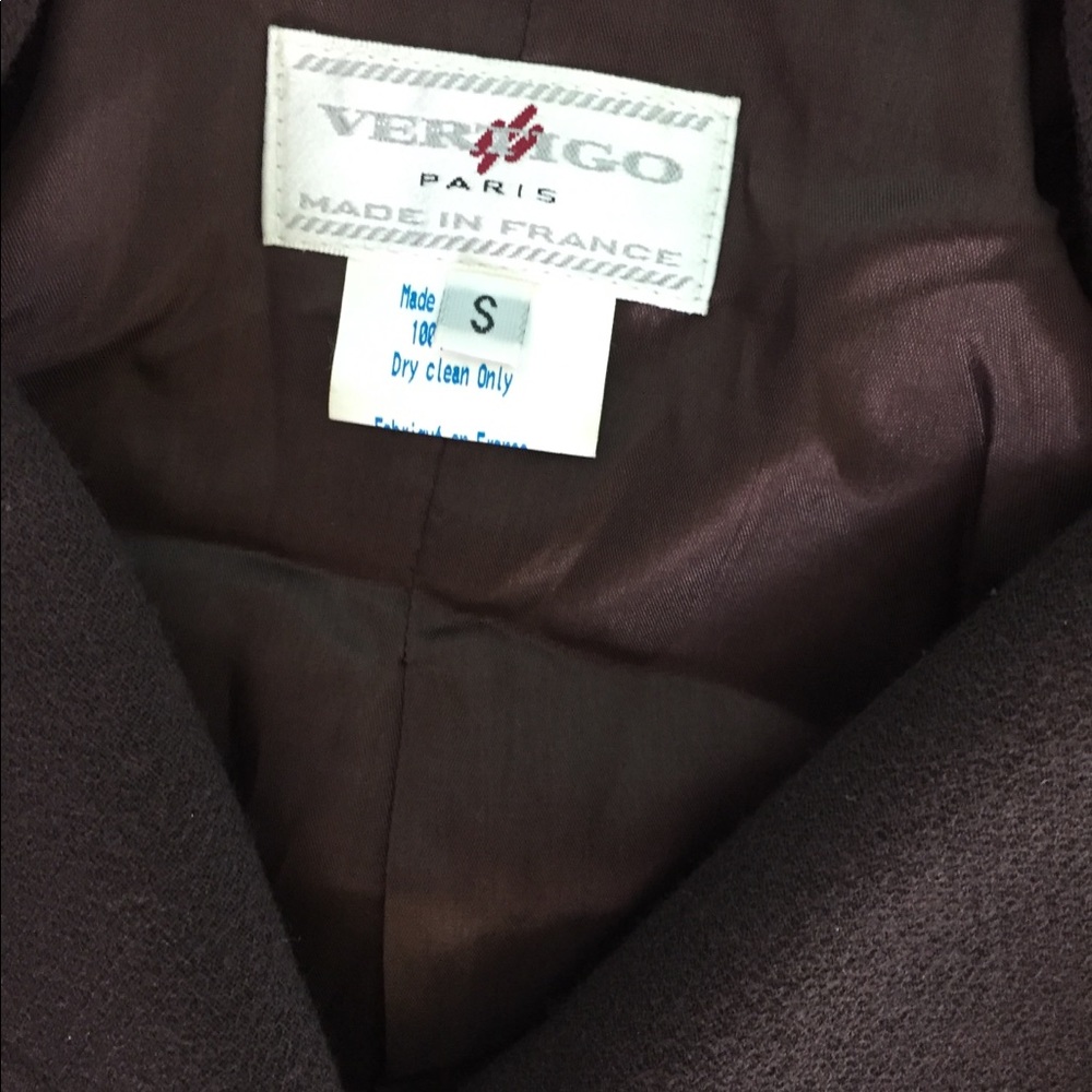 Vintage Vertigo Paris 100% wool jacket - Picture 6 of 8